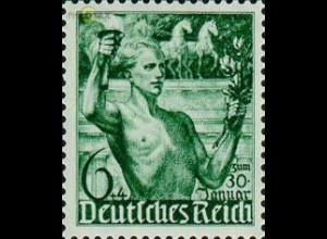 D,Dt.Reich Mi.Nr. 660 Machtergreifung Hitlers, Fackelträger Br.Tor (6+4)