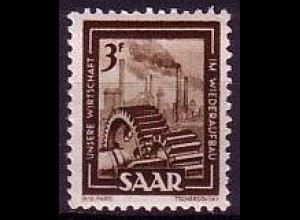 D, Saar, Mi.Nr. 275 Freim. Industr. Handel Landwirtschaft (Saar IV) (3 Fr)