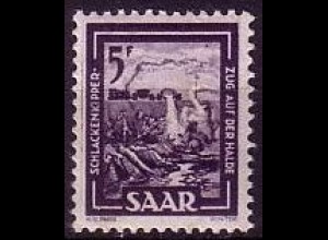 D, Saar, Mi.Nr. 276 Freim. Industr. Handel Landwirtschaft (Saar IV) (5 Fr)
