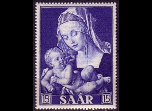 D, Saar, Mi.Nr. 353 Marianisches Jahr (15 Fr)