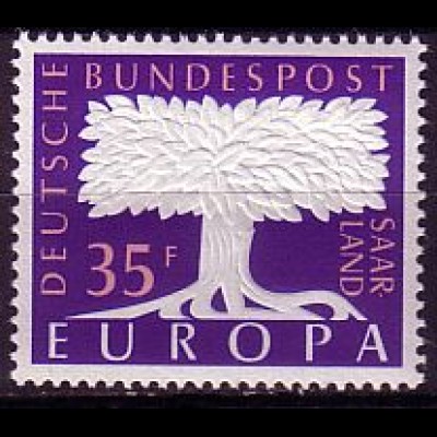 D, Saar, Mi.Nr. 403 Europa 1957 (35 Fr)