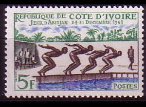 Elfenbeinküste Mi.Nr. 233 Sportspiele Abidjan, Schwimmen (5)