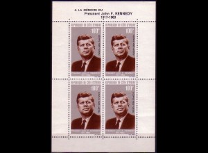 Elfenbeinküste Mi.Nr. Block 3 1.Todestag von John F. Kennedy 