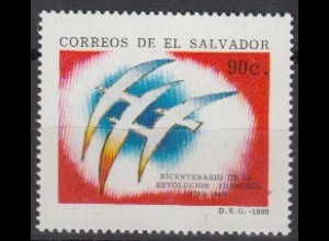 El Salvador Mi.Nr. 1758 Französische Revolution, Möwen (90)
