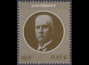 Estland Mi.Nr. 742 Staatsoberhaupt Jaan Teemant (0,45)