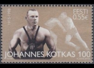Estland MiNr. 815 Johannes Kotkas, Ringkämpfer (0,55)