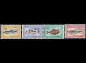Färöer Mi.Nr. 86-89 Fische (4 Werte)