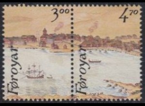 Färöer Mi.Nr. Zdr.139+140 Int.Briefmarkenausst.HAFNIA '87