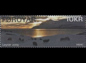 Färöer Mi.Nr. 682 SEPAC, Landschaften, Küste bei Leynar (10)