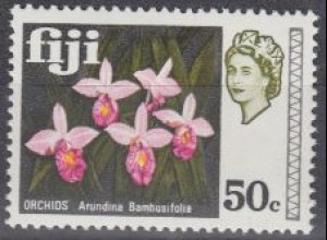 Fidschi-Inseln Mi.Nr. 246 Freim. Orchideen, Arundia Bambusfolia (50)