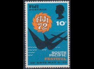 Fidschi-Inseln Mi.Nr. 298 Südpazifisches Kunstfestival Fiji '72 (10)