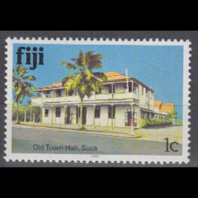 Fidschi-Inseln Mi.Nr. 399VI Freim. Alte Stadthalle Suva (1)