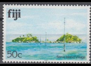 Fidschi-Inseln Mi.Nr. 412VI Freim. Inseldorf Serua (50)
