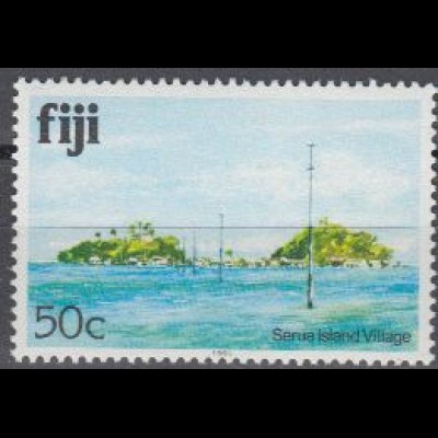 Fidschi-Inseln Mi.Nr. 412VI Freim. Inseldorf Serua (50)