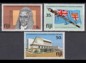 Fidschi-Inseln Mi.Nr. 444-46 Konferenz der Commonwealth Parlamentarier (3 Werte)