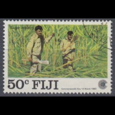 Fidschi-Inseln Mi.Nr. 481 Commonwealth-Tag, Zuckerrohrernte (50)