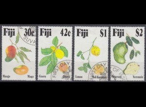 Fidschi-Inseln Mi.Nr. 696-99 Tropische Früchte (4 Werte)