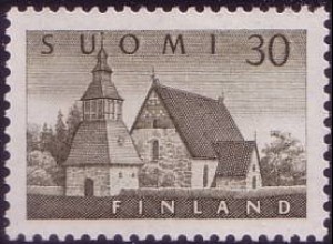 Finnland Mi.Nr. 454 Freim. Alte Kirche Lammi (30)