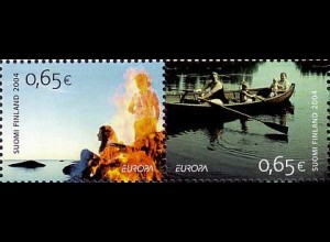 Finnland Mi.Nr. 1705-1706 Europa 2004: Ferien (2 Werte)