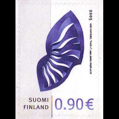 Finnland Mi.Nr. 1768 Meine Marke, Skulptur Früchte von Huhtamo, skl. (0,90)