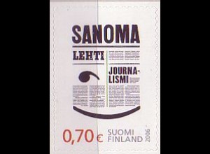 Finnland Mi.Nr. 1820 Jungfinnische Journalisten, Zeitungsseite (0,70)