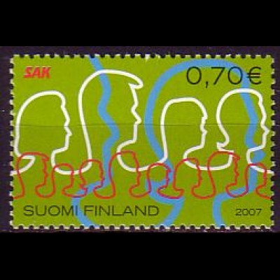 Finnland Mi.Nr. 1839 Zentralorganisation der Finnischen Gewerkschaften (0,70)