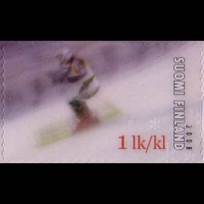 Finnland Mi.Nr. 1891 Alpiner Skisport, Poutiainen, Slalom, skl. (1 LK)