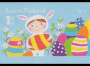Finnland Mi.Nr. 2292 Ostern, Als Osterhase verkleidetes Mädchen, skl (1)