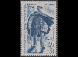 Frankreich MiNr. 881 Tag der Briefmarke, Landbriefträger (12+3)