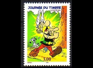 Frankreich Mi.Nr. 3367A Tag der Briefmarke, Asterix, gez. 13 1/4 (3,00)