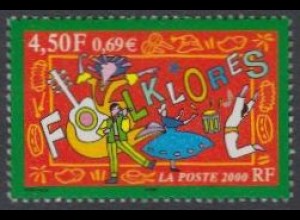 Frankreich Mi.Nr. 3480 Folklore, Volkstanz (4,50/0,69)