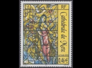 Frankreich Mi.Nr. 3635 Religiöse Kunst, Glasfenster Eva und die Schlange (0,46)