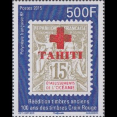 Franz. Polynesien MiNr. 1300 100Jahre Marke Französisch-Ozeanien MiNr. 43 (500)