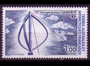 Franz. Geb. i.d. Antarktis Mi.Nr. 232 Windenergieanlage DARRIEUS (1,00)