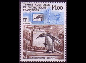 Franz. Geb. i.d. Antarktis Mi.Nr. 307 Forschungsprogramm "Ecophy" (14,00)