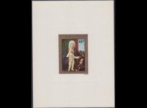 Gabun Mi.Nr. 488V Weihnachten, Gemälde Madonna mit Kind von Basaiti (40)