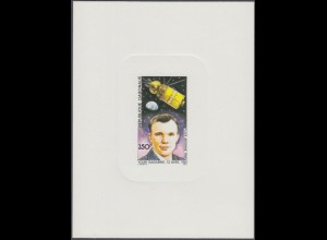 Gabun Mi.Nr. 765V Erfolge der Raumfahrt, Jurij Gagarin (250)