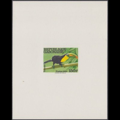 Gabun Mi.Nr. 926V Vögel, Tukan (150)