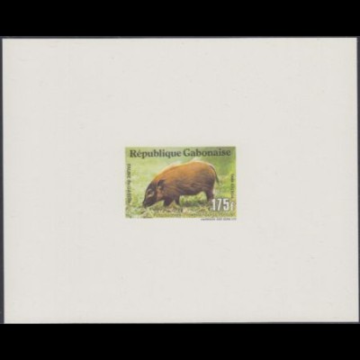 Gabun Mi.Nr. 1054V Wildtiere, Wildschwein (175)
