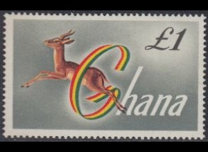 Ghana Mi.Nr. 97 Freim. Nationale Symbole, Gazelle (1)