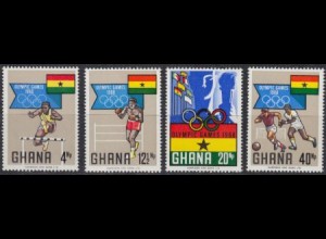 Ghana Mi.Nr. 351-54A Olympia 1968 Mexiko (4 Werte)