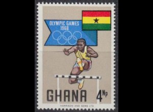 Ghana Mi.Nr. 351A Olympia 1968 Mexiko, Hürdenlauf (4)
