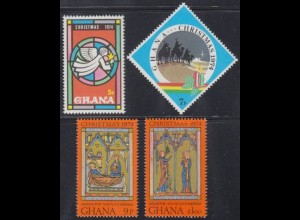 Ghana Mi.Nr. 589-92A Weihnachten (4 Werte)