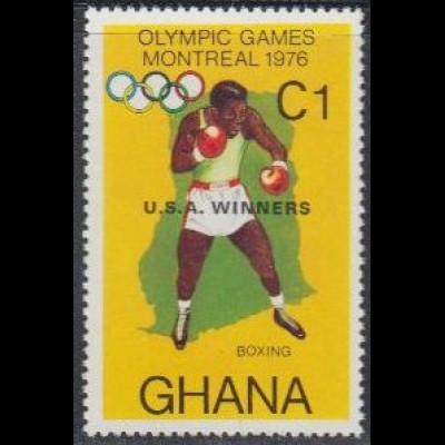 Ghana Mi.Nr. 689A Olympia 1976 Montreal, Sieger Boxen (1)