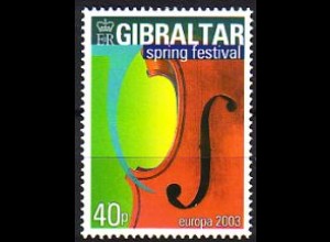 Gibraltar Mi.Nr. 1033 Europa 2003, Frühlingsfestival (40)