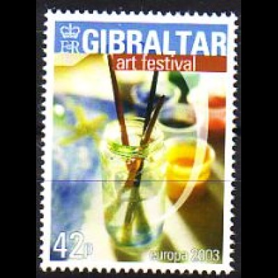 Gibraltar Mi.Nr. 1034 Europa 2003, Kunstfestival (42)
