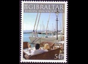 Gibraltar Mi.Nr. 1067 Europa 2004: Ferien - Jachthafen (54)