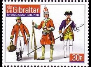 Gibraltar Mi.Nr. 1071 Uniformen der Foxes Marine (18 Jh.) (30)