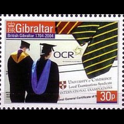 Gibraltar Mi.Nr. 1076 Doktoranden im Talar, Krawatten (30)