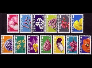 Gibraltar Mi.Nr. 1092-1104 Wildblumen (13 Werte)